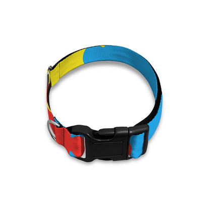 Autism Awareness Pattern Print Dog Collar