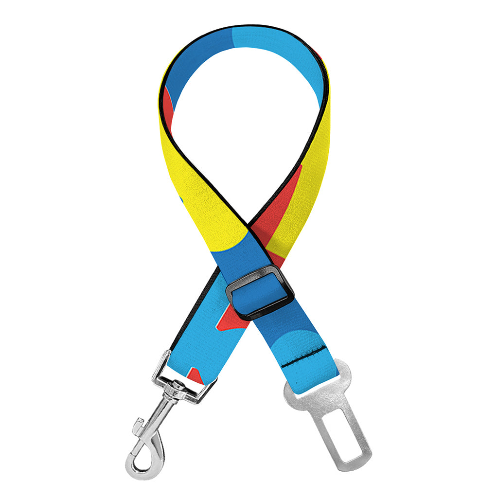 Autism Awareness Pattern Print Dog Seat Belt