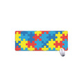 Autism Awareness Pattern Print Extended Mouse Pad