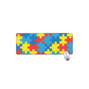 Autism Awareness Pattern Print Extended Mouse Pad