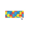 Autism Awareness Pattern Print Extended Mouse Pad