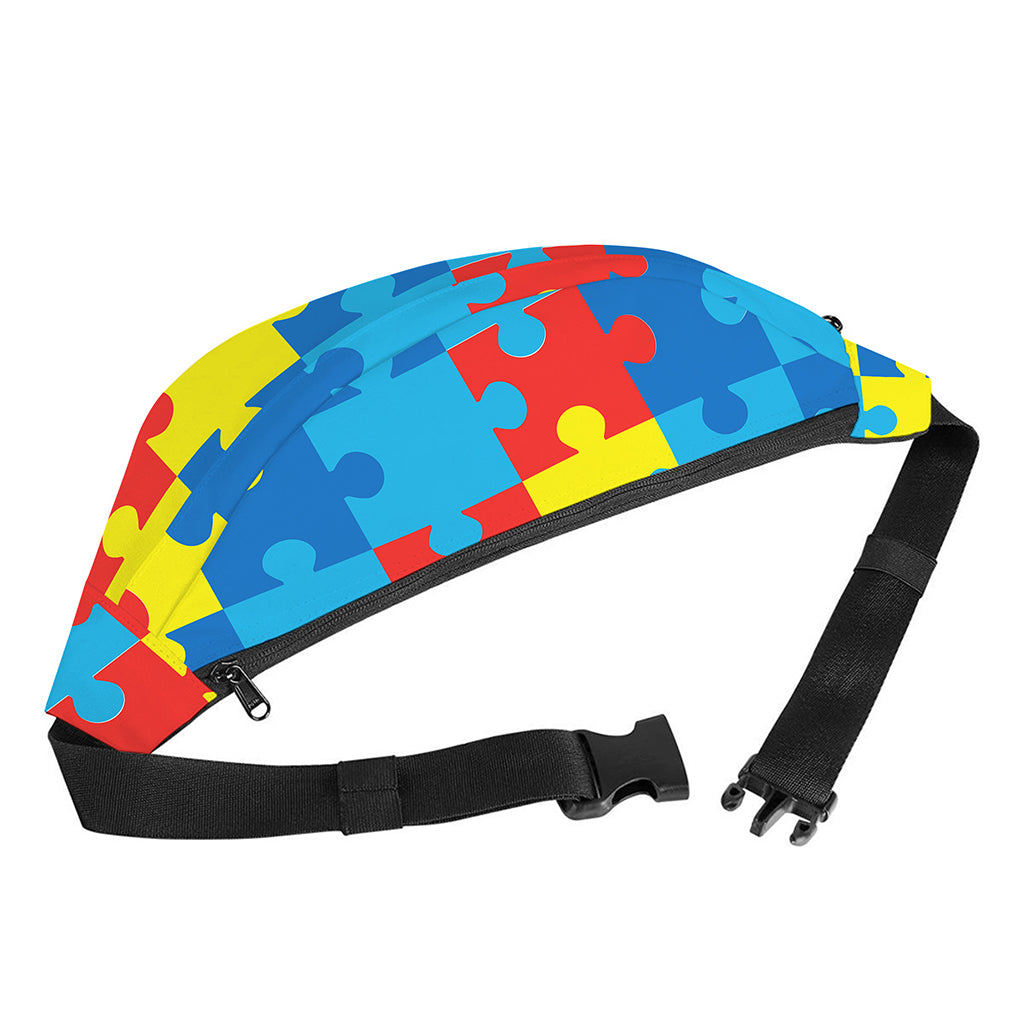 Autism Awareness Pattern Print Fanny Pack