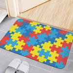 Autism Awareness Pattern Print Indoor Door Mat