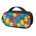 Autism Awareness Pattern Print Portable Cooler Travel Case