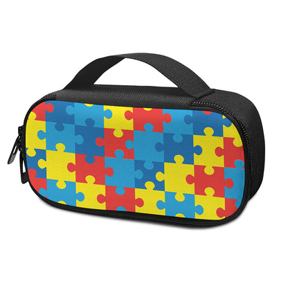 Autism Awareness Pattern Print Insulin Cooler Travel Case