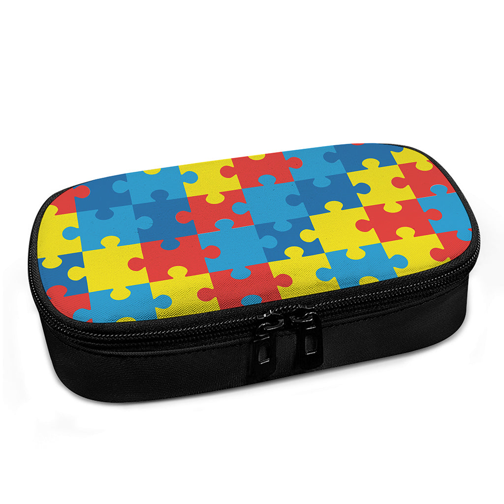 Autism Awareness Pattern Print Insulin Cooler Travel Case