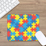 Autism Awareness Pattern Print Mouse Pad