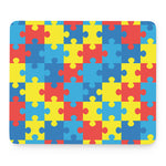 Autism Awareness Pattern Print Mouse Pad