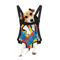 Autism Awareness Pattern Print Pet Carrier Backpack