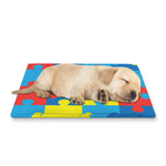 Autism Awareness Pattern Print Pet Cooling Mat Cover