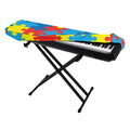 Autism Awareness Pattern Print Piano Keyboard Cover