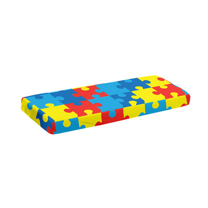 Autism Awareness Pattern Print Piano Keyboard Cover