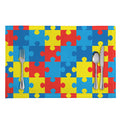 Autism Awareness Pattern Print Placemat