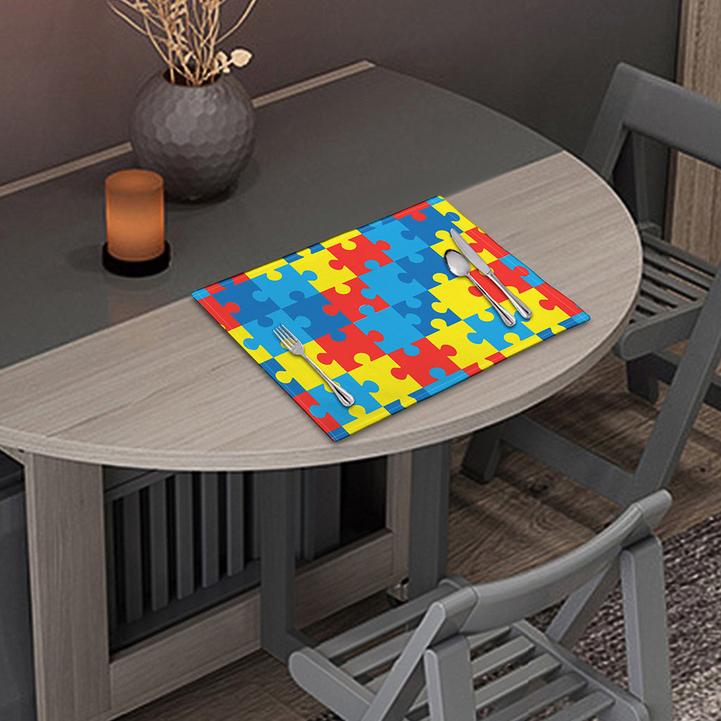 Autism Awareness Pattern Print Placemat