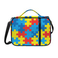 Autism Awareness Pattern Print Shoulder Strap Bible Bag