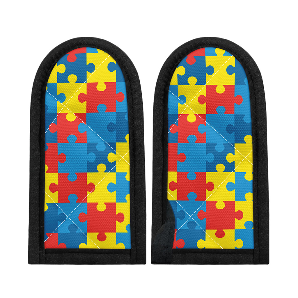 Autism Awareness Pattern Print Skillet Handle Cover