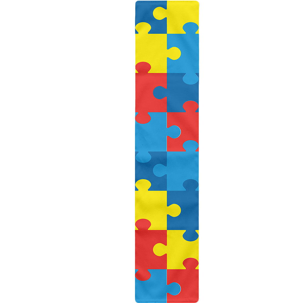 Autism Awareness Pattern Print Table Runner