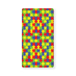 Autism Awareness Puzzle Pattern Print Baby Crib Sheet