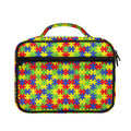 Autism Awareness Puzzle Pattern Print Briefcase Bible Bag
