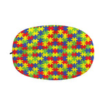 Autism Awareness Puzzle Pattern Print Car Side Mirror Covers