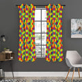 Autism Awareness Puzzle Pattern Print Grommet Curtain Panels