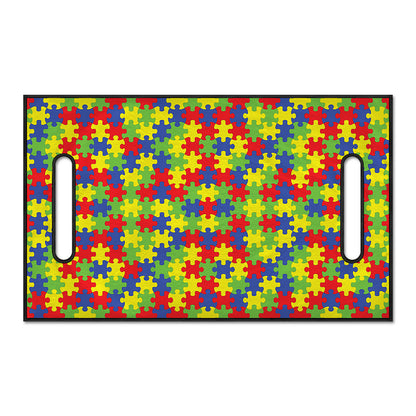 Autism Awareness Puzzle Pattern Print Golf Cart Seat Cover