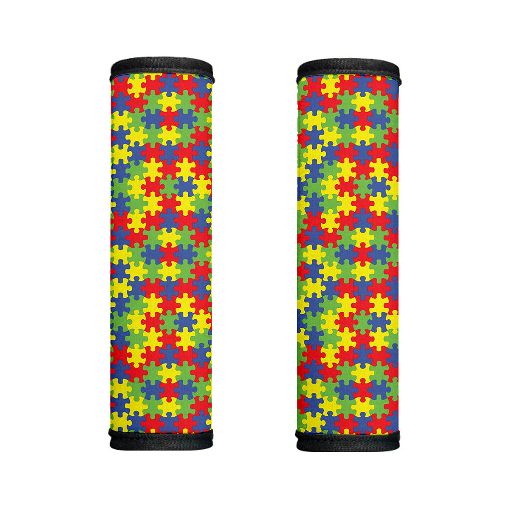 Autism Awareness Puzzle Pattern Print Handle Covers