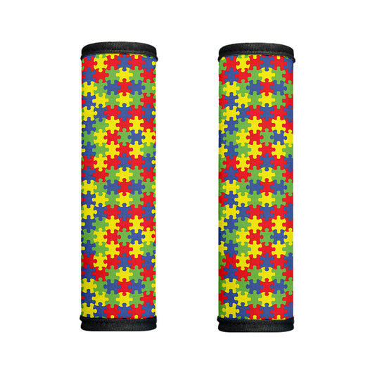 Autism Awareness Puzzle Pattern Print Handle Covers