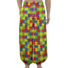 Autism Awareness Puzzle Pattern Print Lantern Pants