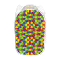 Autism Awareness Puzzle Pattern Print Mesh Laundry Hamper