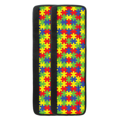Autism Awareness Puzzle Pattern Print Refrigerator Handle Covers