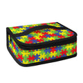 Autism Awareness Puzzle Pattern Print Small Lunch Bag