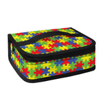 Autism Awareness Puzzle Pattern Print Small Lunch Bag