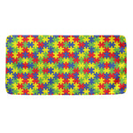 Autism Awareness Puzzle Pattern Print Towel