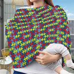 Autism Awareness Puzzle Print Baby Seat Cover