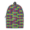 Autism Awareness Puzzle Print School Backpack