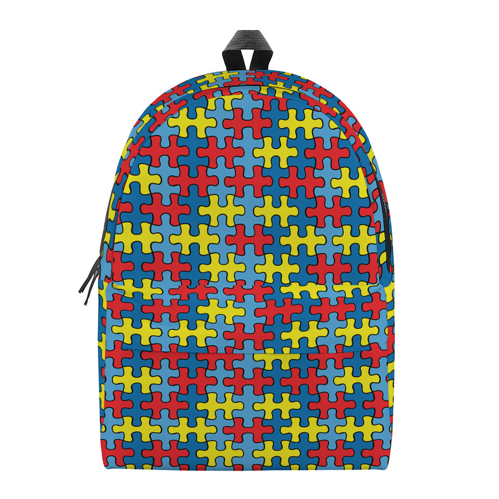 Autism Awareness Puzzle Print Backpack