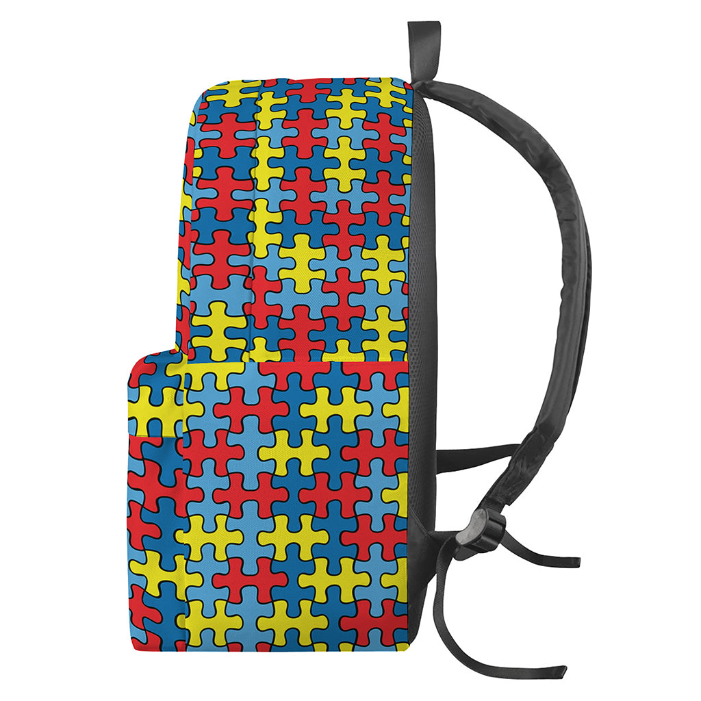 Autism Awareness Puzzle Print Backpack