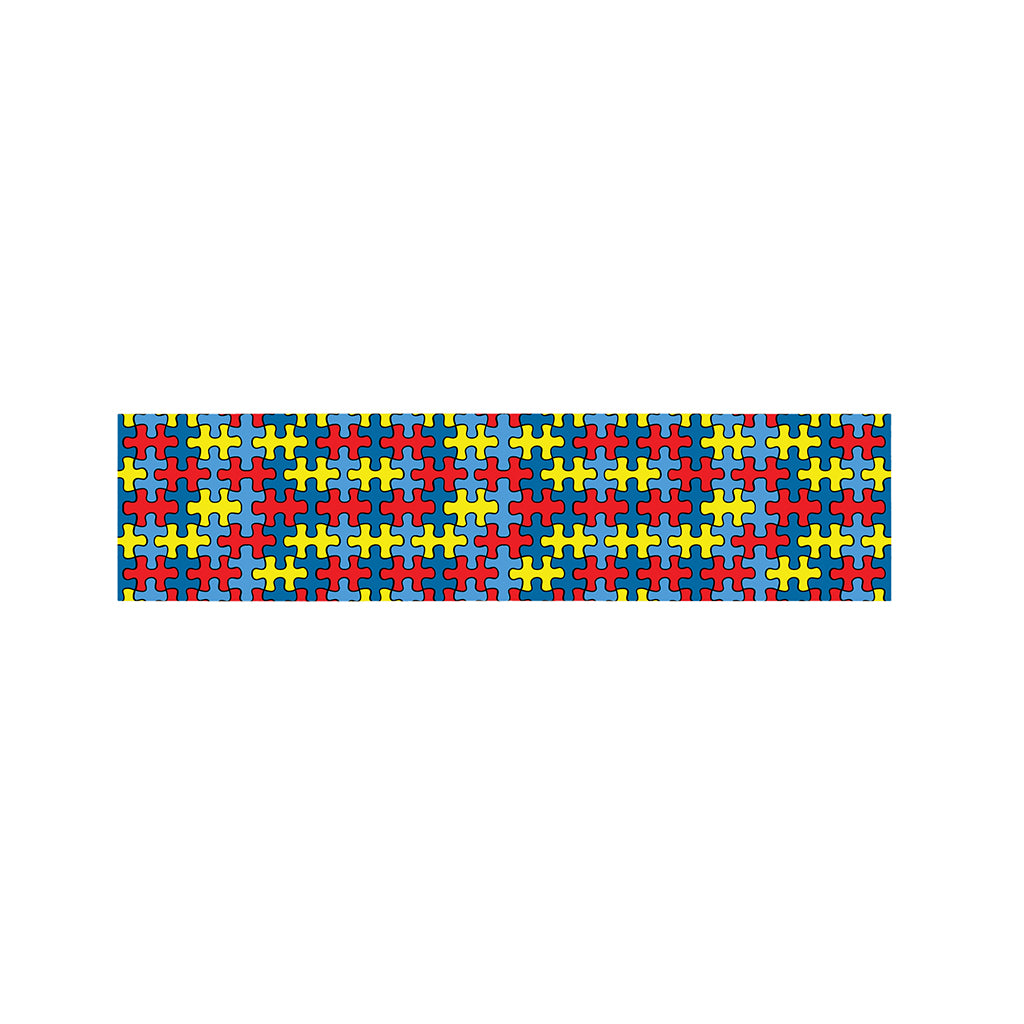 Autism Awareness Puzzle Print Bed Runner