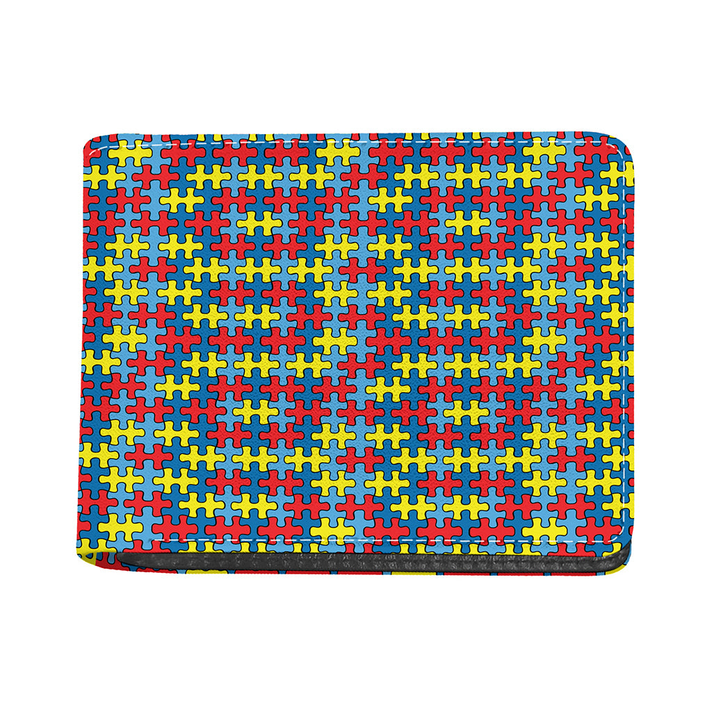 Autism Awareness Puzzle Print Bifold Wallet