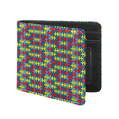 Autism Awareness Puzzle Print Bifold Wallet