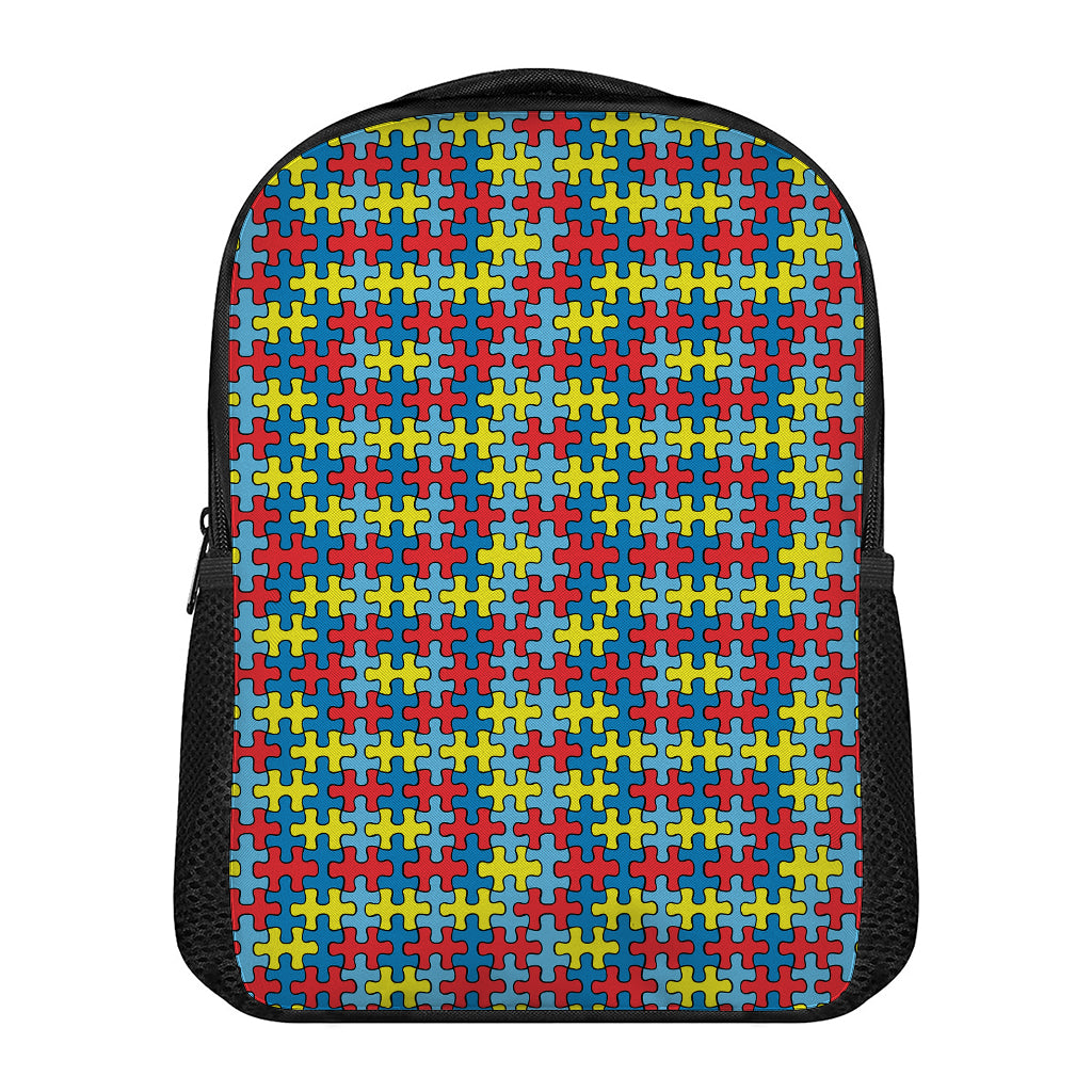 Autism Awareness Puzzle Print Casual Backpack