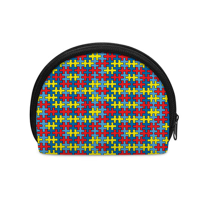 Autism Awareness Puzzle Print Coin Purse