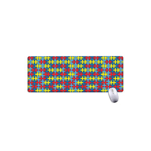 Autism Awareness Puzzle Print Extended Mouse Pad