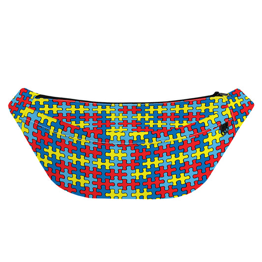 Autism Awareness Puzzle Print Fanny Pack