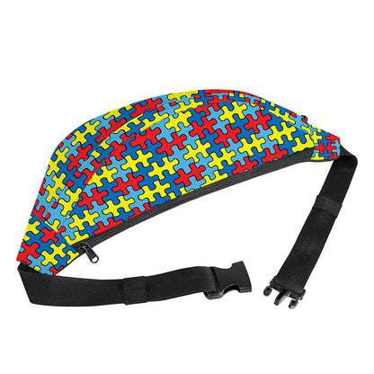 Autism Awareness Puzzle Print Fanny Pack