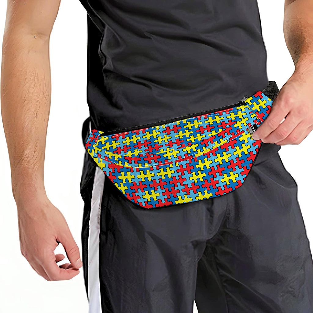 Autism Awareness Puzzle Print Fanny Pack