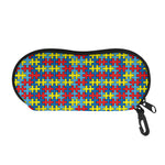 Autism Awareness Puzzle Print Glasses Case