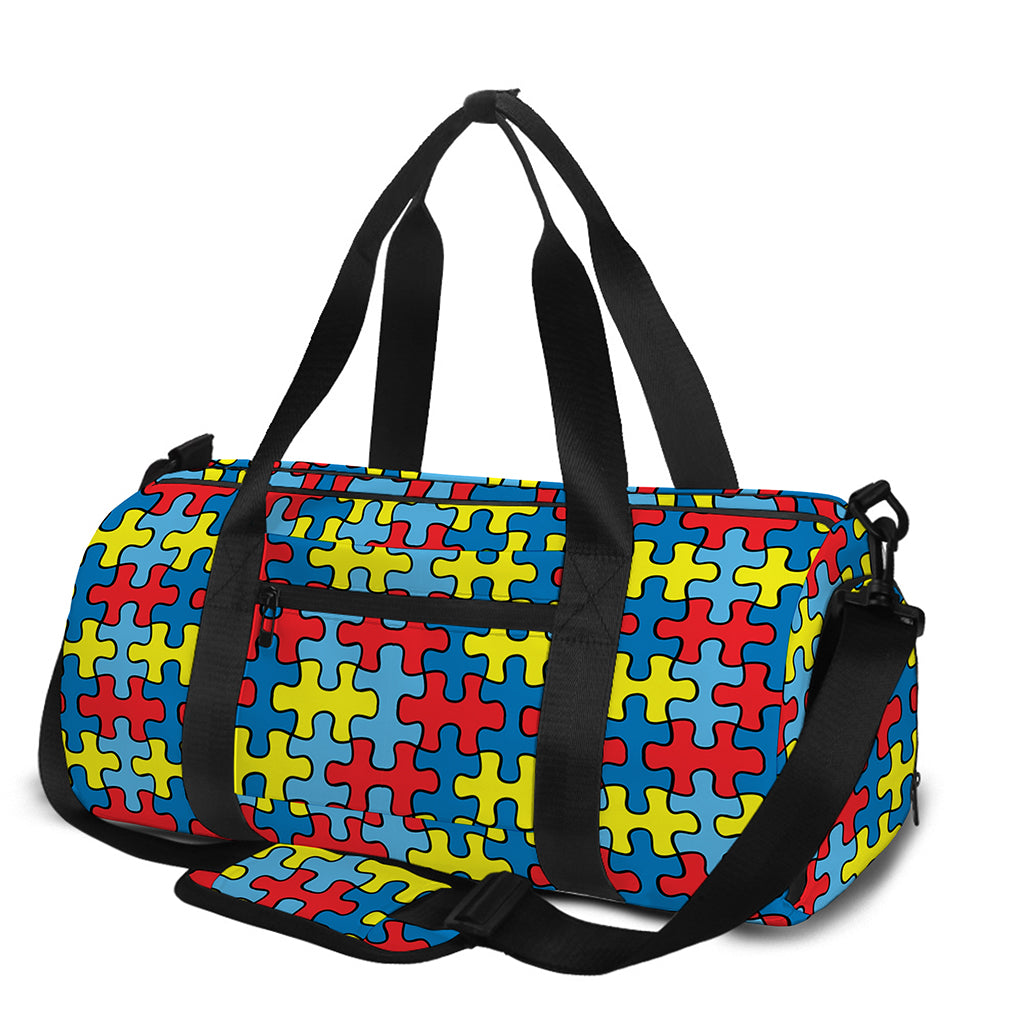 Autism Awareness Puzzle Print Gym Bag
