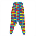 Autism Awareness Puzzle Print Hammer Pants